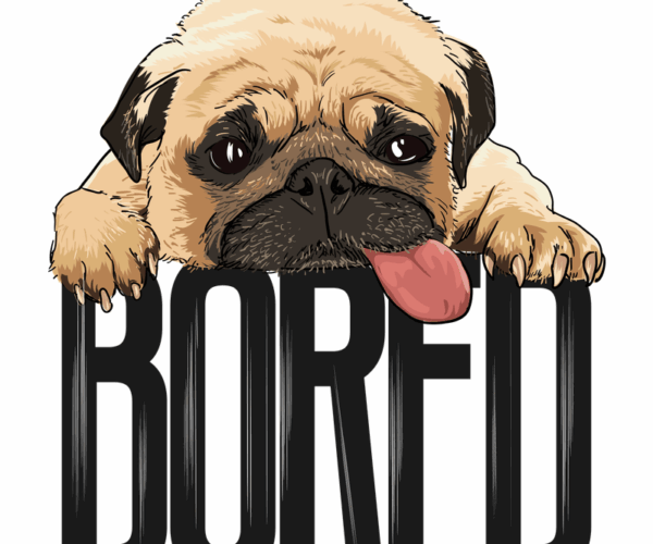 Bored Pug - Tongue Out Edition