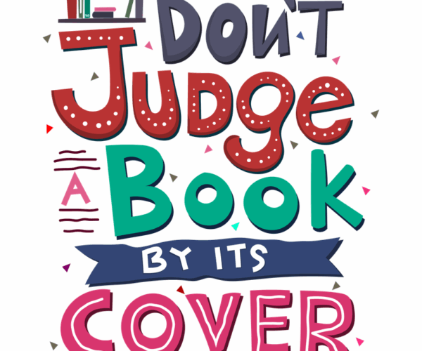 Bookworm Wisdom - Colorful Typography