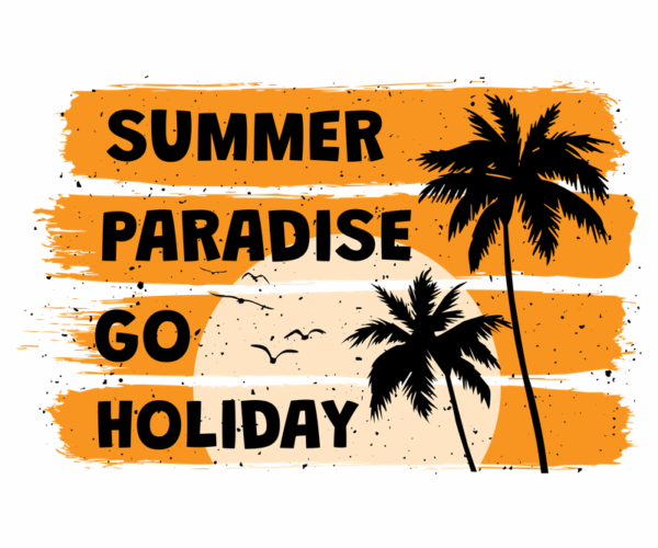 Summer Paradise - Beach Scene