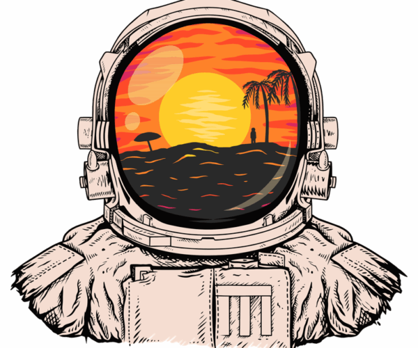 Astronaut's Dream - Beach Sunset Edition