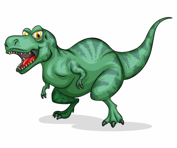 Cartoon Trex - Roaring Ferocity