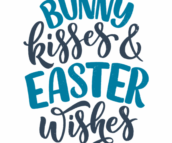 Easter Bunny Words - Holiday Cheer