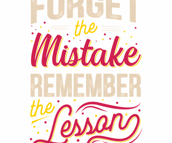 Motivational Typography - Lesson Remembered