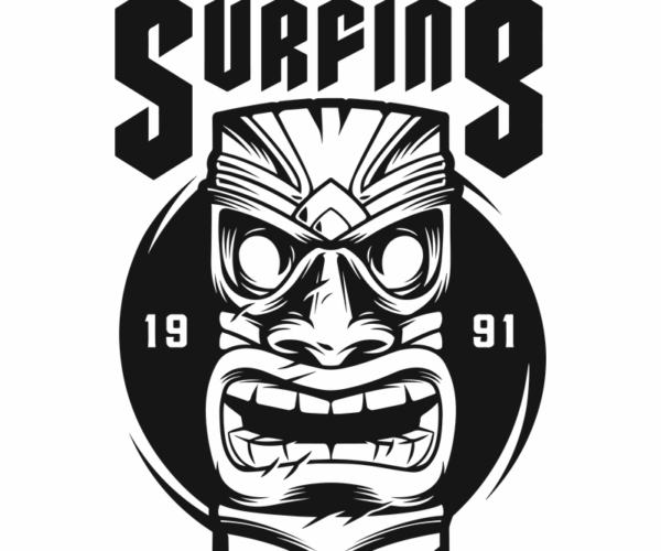 Hawaiian Tiki - Surfing Tradition