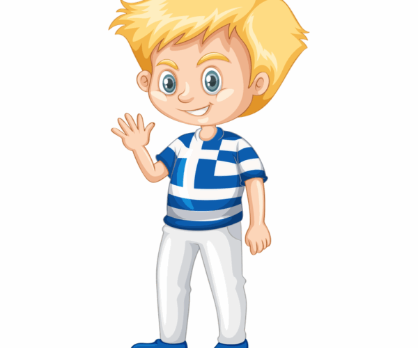 Cheerful Boy - Greek Pride Edition