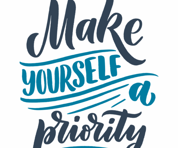 Motivational Typography - Self-Care Reminder
