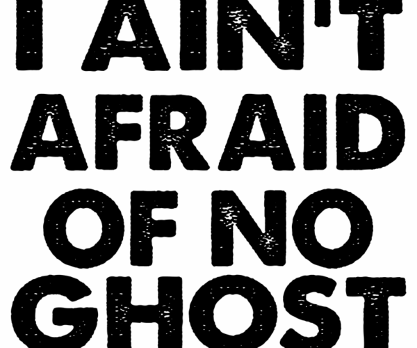 Ghostbusters Quote - Simple Typography Design
