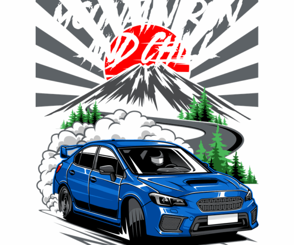 Mountain Run - Drifting Subaru
