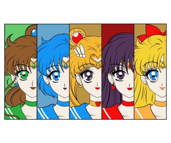 Sailor Scouts - Guardian Unite