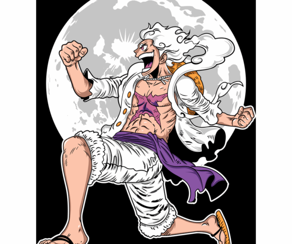 Luffy's Gear 5 - Moonlit Joy Ride