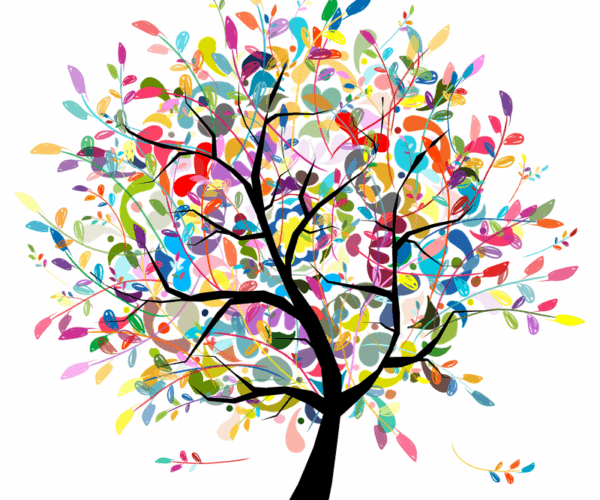 Colorful Tree - Abstract Art