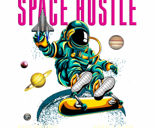 Space Hustle - Skateboard Astronaut
