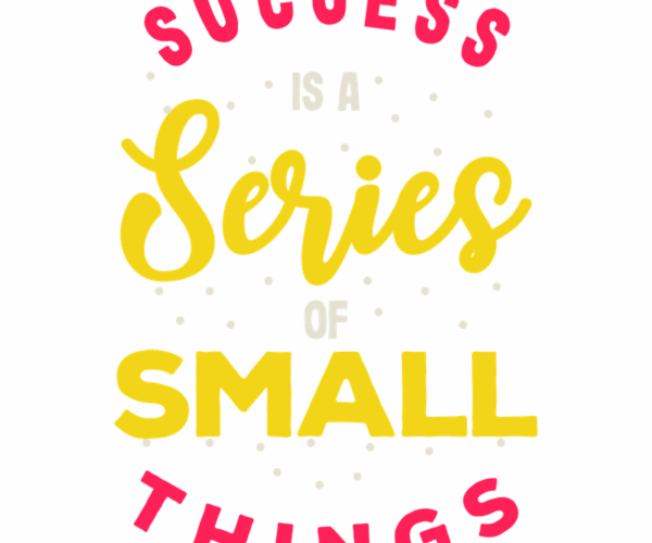 Success Quote - Typographic Design