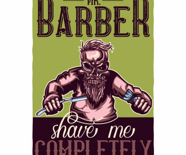 Barber Skull - Shave Me Completely