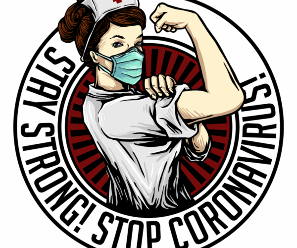 Rosie the Riveter Nurse - Coronavirus Hero!