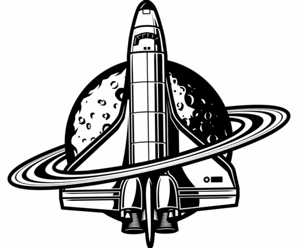 Galaxy Camp - Retro Shuttle Design