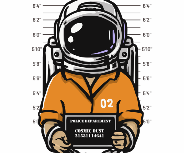 Cosmic Prisoner - Space Mugshot
