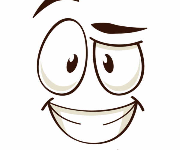 Mischievous Grin - Cartoon Expression