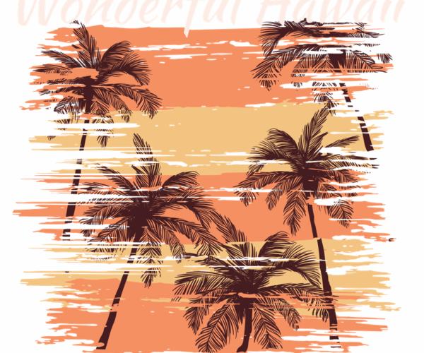 Tropical Palms - Hawaiian Escape