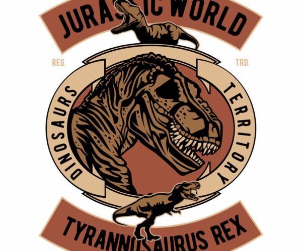 Tyrannosaurus Rex - Jurassic Territory Badge