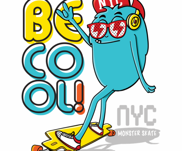 Hipster Monster - NYC Skater