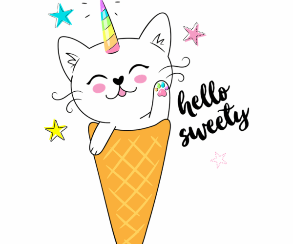 Unicorn Kitty - Ice Cream Dream