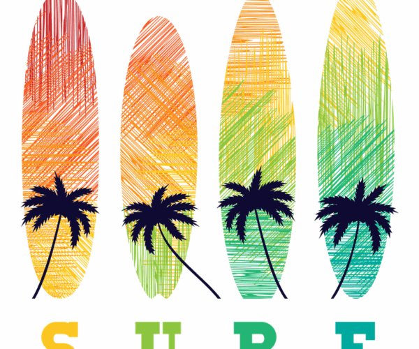 Surfboards - Palm Tree Paradise
