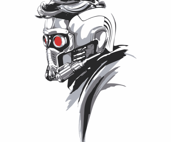 Star-Lord Portrait - Stylized Sketch
