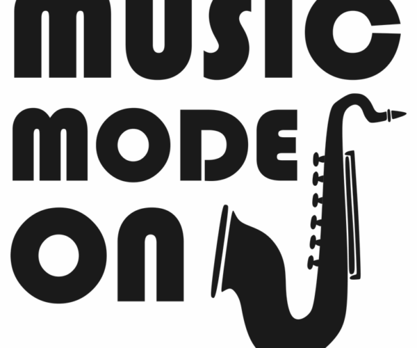 Music Mode On - Saxophone Graphic