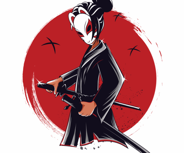 Masked Samurai - Moonlit Warrior