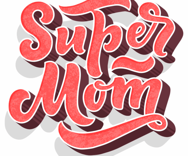 Super Mom - Script Typography