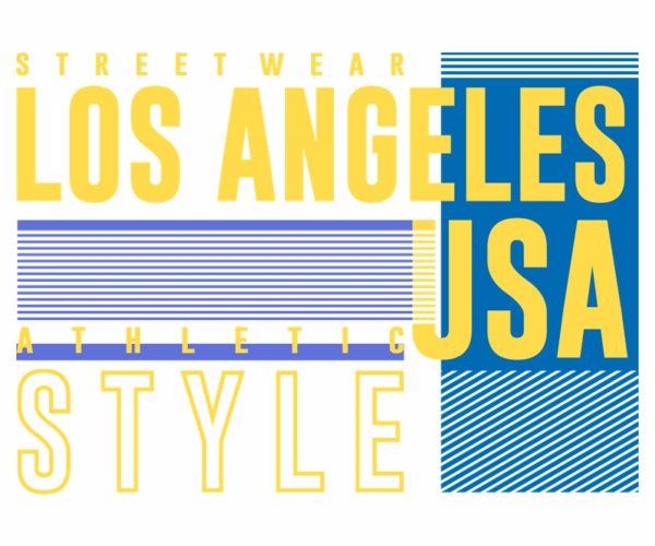 Los Angeles Streetwear - Athletic Style Graphic
