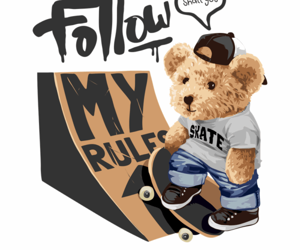 Skate Bear - Rad Rules Edition