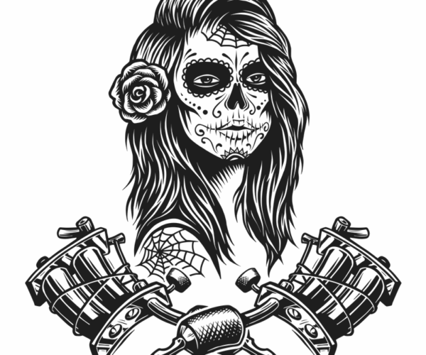 Sugar Skull Tattoo Artist - Día de los Muertos Art