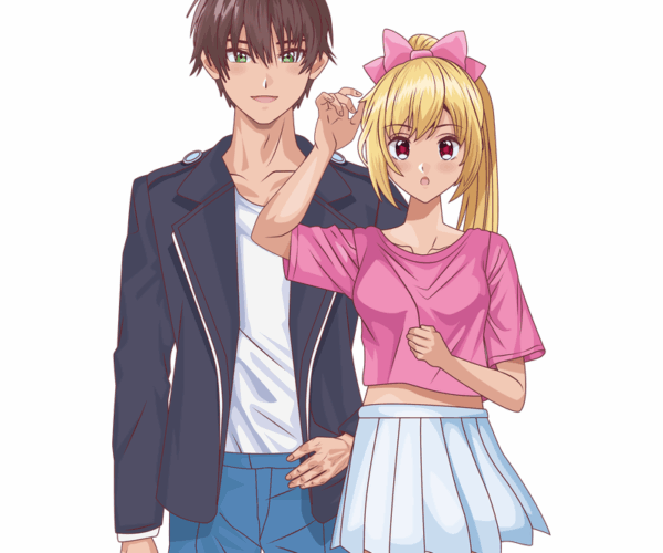 Anime Couple - School Romance