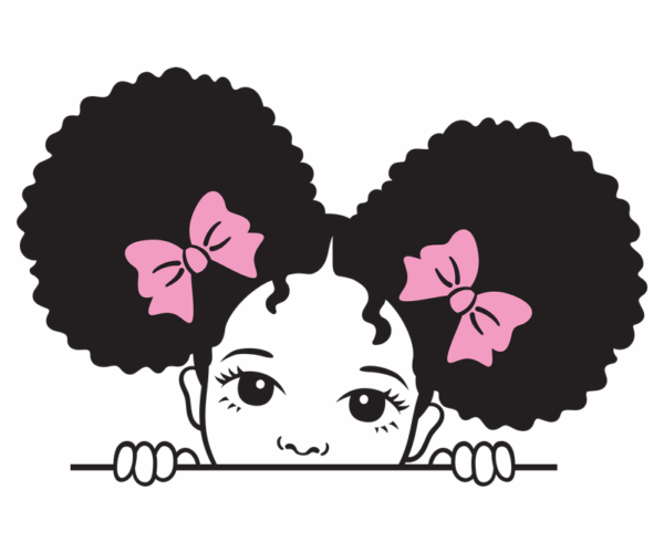 Afro Puffs - Peek-A-Boo