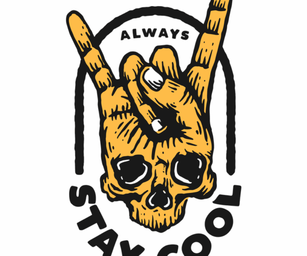 Rock On Skull - Heavy-Metal Charm