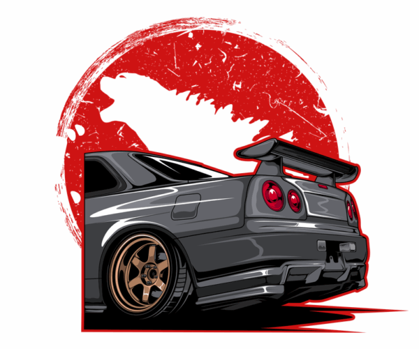 R34 Godzilla - Rising Sun Edition