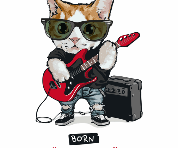 Rockstar Cat - Musical Mayhem