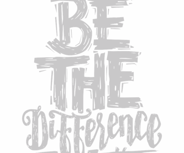 Motivational Typographic - Be The Difference