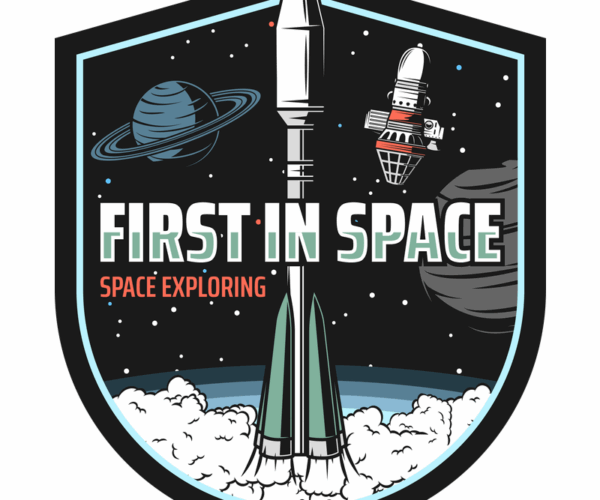 First in Space Emblem - Exploration Mission