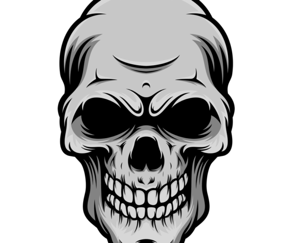 Skull - Grim Grinning Design