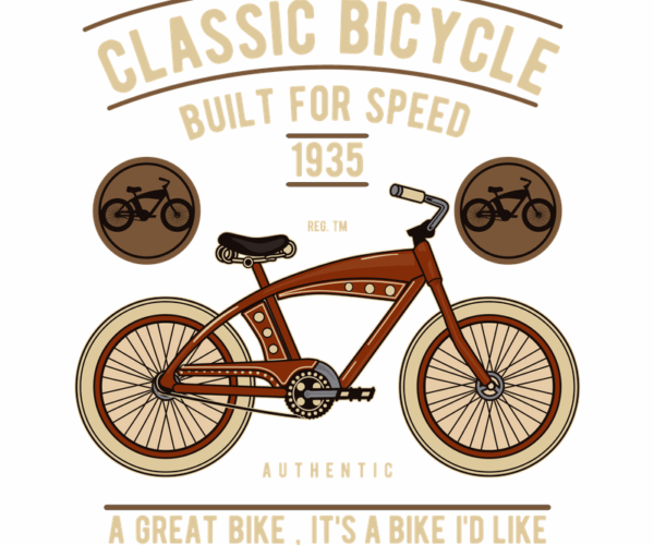 Classic Bicycle - Vintage Design