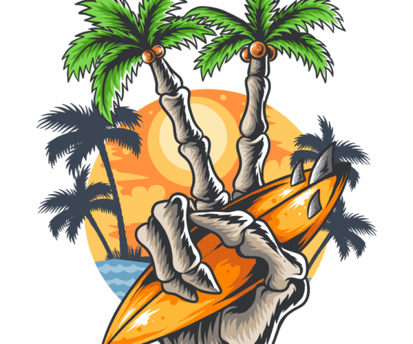 Surf Skeleton - Tropical Vibe