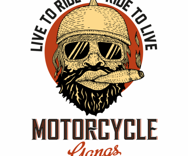 Motorcycle Gangs - Bearded Biker