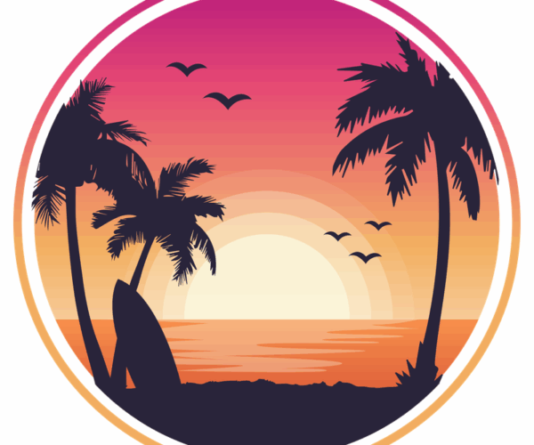Beach Sunset - Tropical Island Dream
