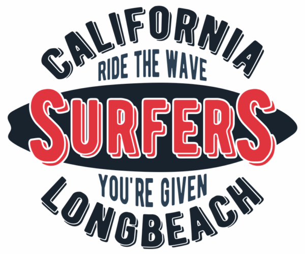 Long Beach Surfers - California Pride