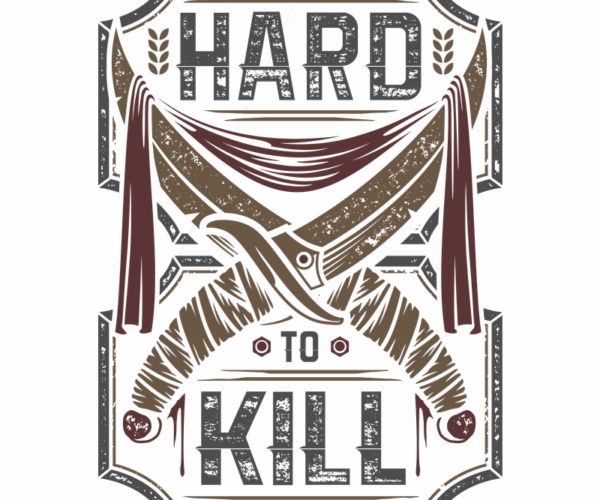 Hard To Kill - Crossed Swords Graphic