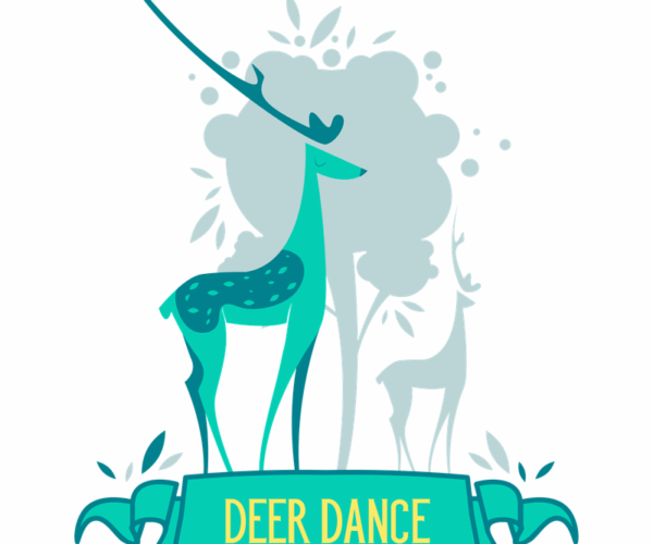 Deer Dance - Whimsical Forest Design
