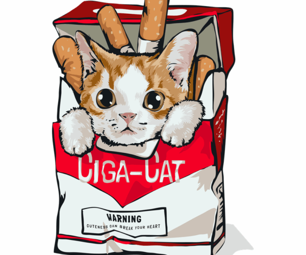 Ciga-Cat - Funny Pet Parody